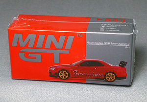 日産スカイラインGT-R[R34] トミーカイラ R-z（レッド）右ハンドル　*1/64スケール　*MINI GT製　*品番MGT00543-R　　*04