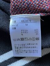 Admiral Golf アドミラルゴルフ　セーター　ニット　長袖　美品　レディース　M チェック柄_画像6