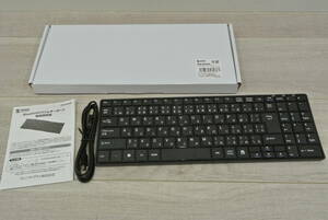 引越処分■フルキーボード■コンパクト■日本語109A配列■サンワダイレクト■充電式■パンタグラフ■400-SKB068■匿名配送