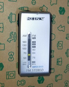 SRF-S84 ソニー 美品 受信確認済 完動品 ワイドFM AM FM ポケットラジオ ライターサイズ 通勤 通学 出張 防災 野球 競馬 入院 通院 1667999