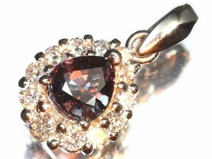 MO9551K【売り切り】新品【RK宝石】≪Sapphire≫ 極上カラーチェンジサファイア 0.57ct 極上ダイヤモンド Pt900 高級ペンダントヘッド