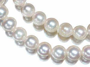 VM10280S【1円～】新品【RK宝石】≪Pearl≫ 豪華絢爛!!! アコヤ真珠 大粒 54粒 約8.0ｍｍ珠前後 高級ネックレス パール 真珠