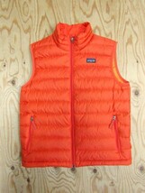 ★patagonia パタゴニア★キッズ ダウンセーター ベスト 68220 オレンジ★R51105064A_画像2