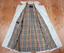 ★バーバリー Burberry★裏ノバチェック メンズ トレンチコート ベージュ イングランド製 サイズ46★R51112002B_画像4