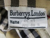 ★バーバリー Burberry★裏ノバチェック メンズ トレンチコート ベージュ イングランド製 サイズ46★R51112002B_画像7