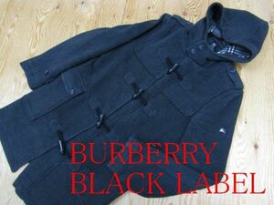 ★バーバリー Burberrys ブラックレーベル★メンズ カシミヤ混 ショートダッフルコート 裏ノバチェック★R51126005B