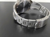 SEIKO ALBA AKA クロノグラフ V657-6030 SS メンズ オレンジ クオーツ 動作OK_画像7