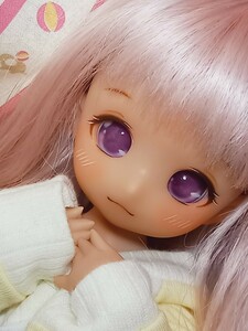 ＊＊imomodoll TOPPIカスタムヘッド(チョコレートスキン)+ドールアイ　1/6ドール