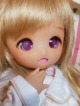 ＊imomodoll TOPPAカスタムヘッド(チョコレートスキン)+ドールアイ　1/6ドール_画像3