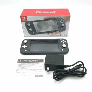 FUR【中古】完備品 任天堂 Nintendo Switch Lite グレー(ニンテンドースイッチライト) 動作確認済【034-231102-SM-03-FUR】