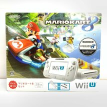 MIN【現状渡し品】 MSMG 任天堂 Nintendo Wii U マリオカート8セット 32GB shiro ゲーム機 マリカー 〈34-231120-SS-2-MIN〉_画像1