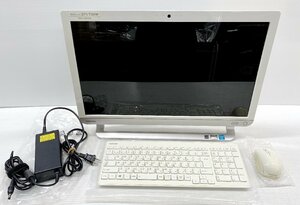 IZU【現状渡し品】 TOSHIBA 東芝 dynabook REGZA デスクトップ 一体型PC PD71-T3MSXW ※箱無し 〈088-231113-AS-08-IZU〉