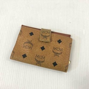 TEI【現状渡し品】 MCM 二つ折」財布 ブラウン エムシーエム 財布 メンズ レディース サイフ 〈201-231105-MA-13-TEI〉の画像1