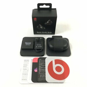 TEI【中古美品】 beats sutudio buds MJ4X3PA/A ノイズキャンセリング 完全ワイヤレスイヤホン ブラック 〈93-231112-MK-1-TEI〉