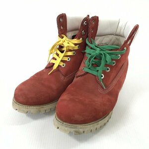 TEI【中古品】 TIMBERLAND 6インチ プレミアム レッド 26.5cm ブーツ ティンバーランド 〈165-231112-MK-8-TEI〉