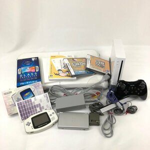 OTO【現状渡し品】 1円スタート!! Wii ゲーム機本体 周辺機器 ソフト まとめ 約10個 DS ゲームボーイ 等 〈25-231122-0TR-3-OTO〉