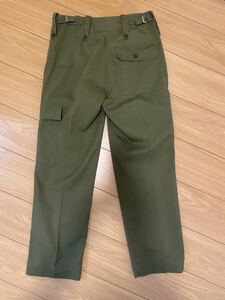 送料込即決：USED British Army Light Weight Trousers 英国軍 O.Dカラー　　ベーカーパンツ カーゴパンツ