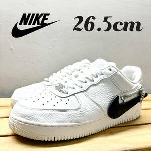 Nike Air Force 1 Low White Zipper ナイキ エアフォース1 ロー ホワイトジッパー スニーカー 26.5cm CW6558-100