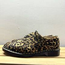 極美品 タグ付 箱有 Dr.Martens ドクターマーチン 27727348 SMITHS スミス レザーシューズ MICRO LEOPARD HAIR ON ヒョウ柄 レオパード_画像5