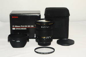 極上品 シグマ SIGMA 17-50mm F2.8 EX DC OS HSM ニコンFマウント 96571