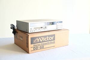 【動作品】 Victor DD-88 ステレオ カセットデッキ プレイヤー ビクター 