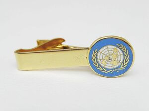 希少【送料無料】 国連 国際連合 UN ネクタイピン タイピン タイバー ラペルピン ノベルティ 