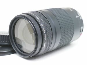 試写あり【実用品】 Canon EF 75-300mm F4-5.6 II キャップ付き キャノン 望遠ズーム EOS