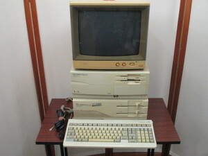 コレクター必見！　希少品！　当時物！　NEC　PC98シリーズ　PC9801 BS2　PC9801 RX With CO-PRO486　PC-KD854　PC-9800 Series　4台