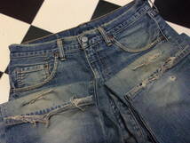 90s LEVI'S 502 デニムパンツ W32 (80cm位) 90年代 リーバイス For over 140 years xx ビッグE BIG-E 赤耳 セルビッジ Vintage 復刻 Gパン_画像6