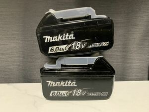 2個 マキタ Makita 純正 Li-ion バッテリー BL1860B 6.0Ah 18V 雪マーク # BL1830 BL1840 BL1850 BL1460 BL1860 BL1460 12 検索ワード 美品