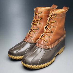 W1086//米国製*L.L.ビーン/L.L.Bean*286357/ボアライニング/レースアップブーツ/ビーンブーツ/ショートブーツ