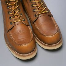 GO8145//*レッドウィング/REDWING*＃877/メンズUSA9.5D/8インチ クラシックモック/ハンティングブーツ/ワークブーツ/革靴/茶/ブラウン_画像5