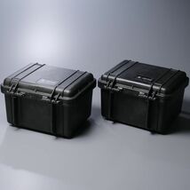 TG6562：USA製*PELICAN/ペリカン*1300 CASE*プロテクターケース*ハードケース*スモール*ブラック系*2点セット_画像5