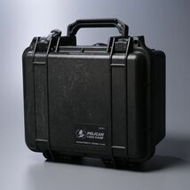 TG6562：USA製*PELICAN/ペリカン*1300 CASE*プロテクターケース*ハードケース*スモール*ブラック系*2点セット_画像7