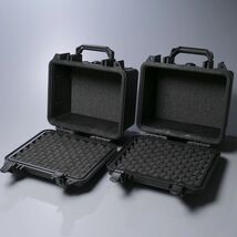 TG6562：USA製*PELICAN/ペリカン*1300 CASE*プロテクターケース*ハードケース*スモール*ブラック系*2点セット_画像6