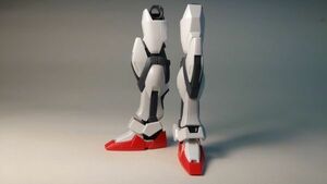 EG 1/144 ストライクガンダム (ガンダムSEED)　脚部　ガンプラ 完成品 ジャンク