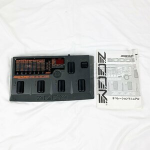 [R0865］中古現状品 動作OK ZOOM (ズーム) 3000B ベース マルチエフェクター 取扱説明書付き