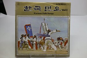 [TK3043LP] LP Korean Folk Songs vol.1（韓国民謡集 第一集）タイトル等は画像にてご確認ください 韓国盤 再生良好 ￥1000スタート！