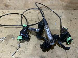 shimano DEORE 油圧 ディスクブレーキ/レバー セット BL-M615 BR-M615 中古パーツMTB ATB 