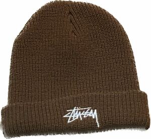 USA製 00s Stussy Cuff Beanie ステューシー ビーニー ニット帽 ニットキャップ 帽子 アメリカ製