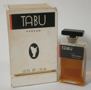 15ml DANA TABU PARFUM 箱付 ダナ タブー パルファム 香水 フランス製 70s 80s Vintage
