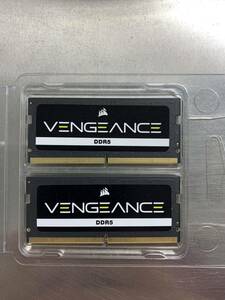 CORSAIR DDR5-4800MHz ノートPC用 メモリ VENGEANCE DDR5 32GB [16GB×2枚] SO-DIMM CMSX32GX5M2A4800C40 (PC5-38400)