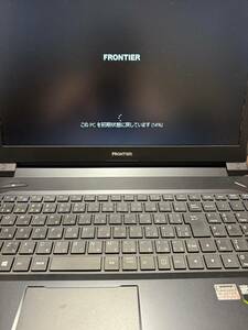 1円スタート！【動作確認済み】ゲーミングPC FRONTIER FRNZ711/G i7-7700HQ GTX1050 【ジャンク品】