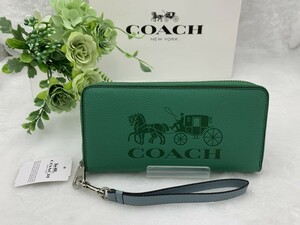 コーチ COACH 長財布 財布 プレゼント 贈り物 シグネチャー ロング ジップ 新品 未使用 ファッション C5889 C225