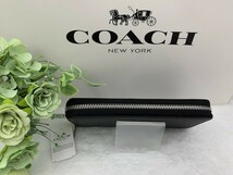 コーチ COACH 長財布 財布 メンズ プレゼント 贈り物 シグネチャー ロング ジップ ブラック 黒 新品 未使用 ファッション F74769 B173_画像5