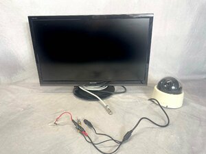 [ Fukuoka ] security camera & monitor set *UNIMO/SHAPP AQUOS*UAHD-752/2T-C22AD* monitor W505 H360 D215* model R exhibition goods *TS5412_Ts