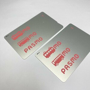 パスモPASMO カード2枚　 無記名 残高0円 デポジット JR東日本 交通系IC 定期　送料無料　p19