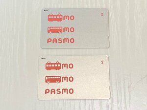 パスモPASMO カード2枚　 無記名 残高0円 デポジット JR東日本 交通系IC 定期　送料無料　y-218