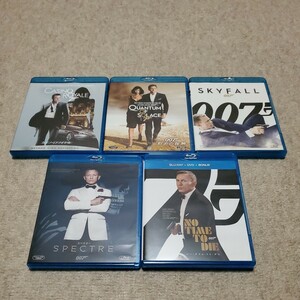 洋画　Blu-ray Disc　007ジェームズ・ボンド　ダニエル・クレイグ主演　5本セット　美品