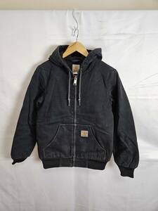 Carhartt/カーハート/アクティブジャケット/ACTIVE JACKET/アクティブパーカー/ブルゾン/XS/ダック地/裏起毛/古着/820